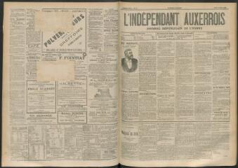3 vues - L\'Indépendant auxerrois : journal républicain de l\'Yonne, n° 45, mardi 19 mars 1895 (ouvre la visionneuse)