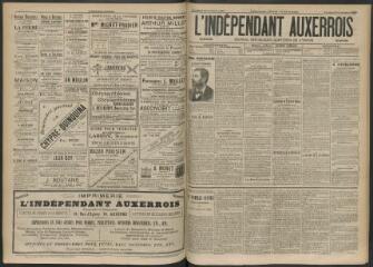 3 vues - L\'Indépendant auxerrois : journal républicain de l\'Yonne, n° 218, vendredi 23 octobre 1896 (ouvre la visionneuse)