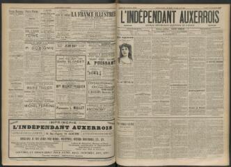 3 vues - L\'Indépendant auxerrois : journal républicain de l\'Yonne, n° 223, jeudi 29 octobre 1896 (ouvre la visionneuse)