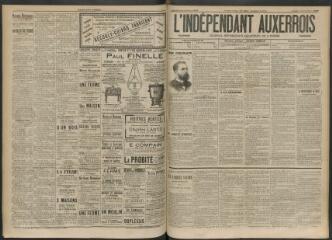 3 vues - L\'Indépendant auxerrois : journal républicain de l\'Yonne, n° 226, lundi 2 novembre 1896 (ouvre la visionneuse)