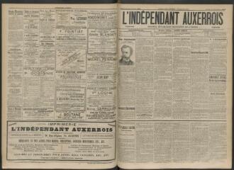 3 vues - L\'Indépendant auxerrois : journal républicain de l\'Yonne, n° 235, jeudi 12 novembre 1896 (ouvre la visionneuse)