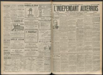 3 vues - L\'Indépendant auxerrois : journal républicain quotidien de l\'Yonne, n° 203, jeudi 2 septembre 1897 (ouvre la visionneuse)
