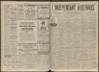 3 vues - L\'Indépendant auxerrois : journal républicain quotidien de l\'Yonne, n° 208, mercredi 8 septembre 1897 (ouvre la visionneuse)