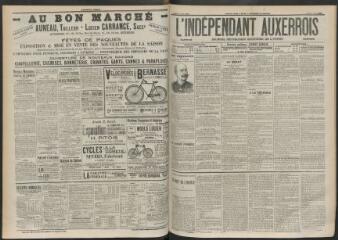 3 vues - L\'Indépendant auxerrois : journal républicain quotidien de l\'Yonne, n° 80, jeudi 7 avril 1898 (ouvre la visionneuse)