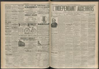 3 vues - L\'Indépendant auxerrois : journal républicain quotidien de l\'Yonne, n° 157, samedi 9 juillet 1898 (ouvre la visionneuse)