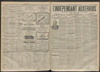 3 vues - L\'Indépendant auxerrois : organe quotidien républicain progressiste de l\'Yonne, n° 207, vendredi 8 septembre 1899 (ouvre la visionneuse)