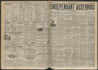 3 vues - L\'Indépendant auxerrois : organe quotidien républicain progressiste de l\'Yonne, n° 140, mardi 19 juin 1900 (ouvre la visionneuse)