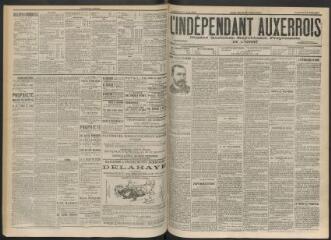 3 vues - L\'Indépendant auxerrois : organe quotidien républicain progressiste de l\'Yonne, n° 149, vendredi 29 juin 1900 (ouvre la visionneuse)