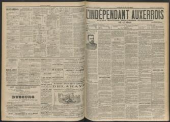 3 vues - L\'Indépendant auxerrois : organe quotidien républicain progressiste de l\'Yonne, n° 155, vendredi 6 juillet 1900 (ouvre la visionneuse)