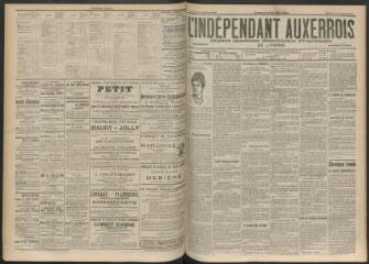 3 vues - L\'Indépendant auxerrois : organe quotidien républicain progressiste de l\'Yonne, n° 167, samedi 21 juillet 1900 (ouvre la visionneuse)