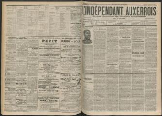 3 vues - L\'Indépendant auxerrois : organe quotidien républicain progressiste de l\'Yonne, n° 173, samedi 28 juillet 1900 (ouvre la visionneuse)