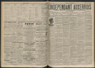 3 vues - L\'Indépendant auxerrois : organe quotidien républicain progressiste de l\'Yonne, n° 177, jeudi 2 août 1900 (ouvre la visionneuse)