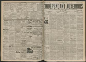 3 vues - L\'Indépendant auxerrois : organe quotidien républicain progressiste de l\'Yonne, n° 189, samedi 18 août 1900 (ouvre la visionneuse)
