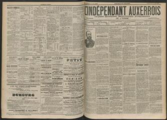 3 vues - L\'Indépendant auxerrois : organe quotidien républicain progressiste de l\'Yonne, n° 194, vendredi 24 août 1900 (ouvre la visionneuse)