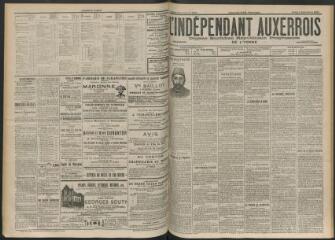 3 vues - L\'Indépendant auxerrois : organe quotidien républicain progressiste de l\'Yonne, n° 203, mardi 4 septembre 1900 (ouvre la visionneuse)