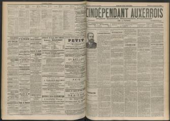 3 vues - L\'Indépendant auxerrois : organe quotidien républicain progressiste de l\'Yonne, n° 207, samedi 8 septembre 1900 (ouvre la visionneuse)