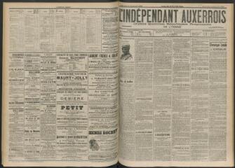 3 vues - L\'Indépendant auxerrois : organe quotidien républicain progressiste de l\'Yonne, n° 210, mercredi 12 septembre 1900 (ouvre la visionneuse)