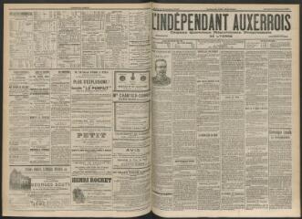 3 vues - L\'Indépendant auxerrois : organe quotidien républicain progressiste de l\'Yonne, n° 221, mardi 25 septembre 1900 (ouvre la visionneuse)