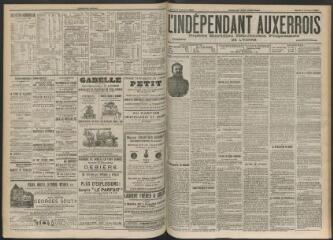 3 vues - L\'Indépendant auxerrois : organe quotidien républicain progressiste de l\'Yonne, n° 227, mardi 2 octobre 1900 (ouvre la visionneuse)