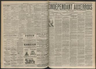 3 vues - L\'Indépendant auxerrois : organe quotidien républicain progressiste de l\'Yonne, n° 236, vendredi 12 octobre 1900 (ouvre la visionneuse)