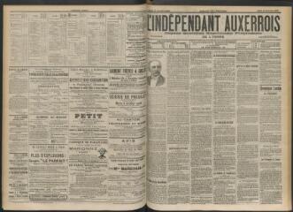 3 vues - L\'Indépendant auxerrois : organe quotidien républicain progressiste de l\'Yonne, n° 241, jeudi 18 octobre 1900 (ouvre la visionneuse)