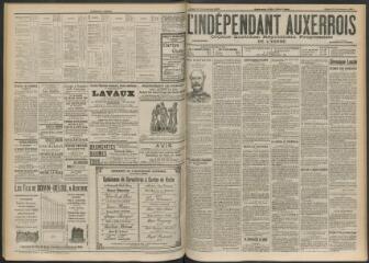 3 vues - L\'Indépendant auxerrois : organe quotidien républicain progressiste de l\'Yonne, n° 264, jeudi 15 novembre 1900 (ouvre la visionneuse)