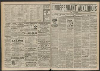 3 vues - L\'Indépendant auxerrois : organe quotidien républicain progressiste de l\'Yonne, n° 25, mercredi 30 janvier 1901 (ouvre la visionneuse)