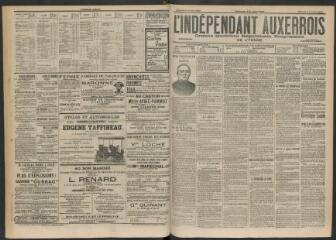 3 vues - L\'Indépendant auxerrois : organe quotidien républicain progressiste de l\'Yonne, n° 28, samedi 2 février 1901 (ouvre la visionneuse)