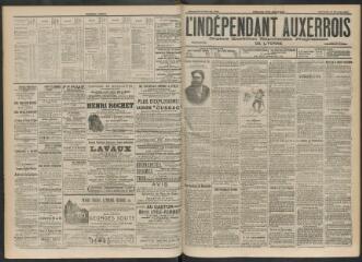 3 vues - L\'Indépendant auxerrois : organe quotidien républicain progressiste de l\'Yonne, n° 37, mercredi 13 février 1901 (ouvre la visionneuse)