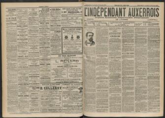 3 vues - L\'Indépendant auxerrois : organe quotidien républicain progressiste de l\'Yonne, n° 41, dimanche 17 février et lundi 18 février 1901 (ouvre la visionneuse)