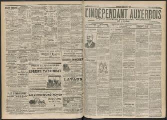 3 vues - L\'Indépendant auxerrois : organe quotidien républicain progressiste de l\'Yonne, n° 68, vendredi 22 mars 1901 (ouvre la visionneuse)