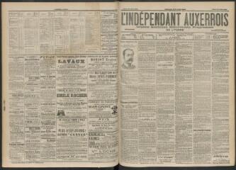 3 vues - L\'Indépendant auxerrois : organe quotidien républicain progressiste de l\'Yonne, n° 73, jeudi 28 mars 1901 (ouvre la visionneuse)