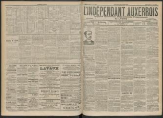 3 vues - L\'Indépendant auxerrois : organe quotidien républicain progressiste de l\'Yonne, n° 78, mercredi 3 avril 1901 (ouvre la visionneuse)