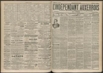 3 vues - L\'Indépendant auxerrois : organe quotidien républicain progressiste de l\'Yonne, n° 101, mercredi 1 mai 1901 (ouvre la visionneuse)