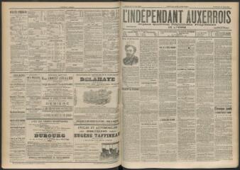 3 vues - L\'Indépendant auxerrois : organe quotidien républicain progressiste de l\'Yonne, n° 109, vendredi 10 mai 1901 (ouvre la visionneuse)
