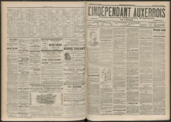 3 vues - L\'Indépendant auxerrois : organe quotidien républicain progressiste de l\'Yonne, n° 113, mercredi 15 mai 1901 (ouvre la visionneuse)