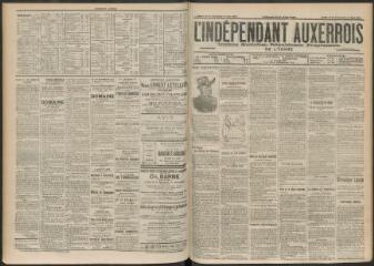 3 vues - L\'Indépendant auxerrois : organe quotidien républicain progressiste de l\'Yonne, n° 114, jeudi 16 mai 1901 et vendredi 17 mai 1901 (ouvre la visionneuse)