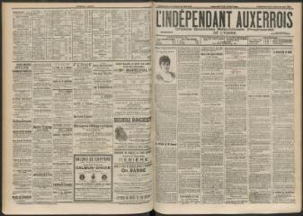 3 vues - L\'Indépendant auxerrois : organe quotidien républicain progressiste de l\'Yonne, n° 116, dimanche 19 mai et lundi 20 mai 1901 (ouvre la visionneuse)