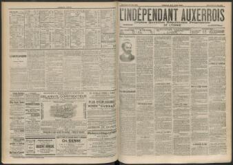 3 vues - L\'Indépendant auxerrois : organe quotidien républicain progressiste de l\'Yonne, n° 118, mercredi 22 mai 1901 (ouvre la visionneuse)