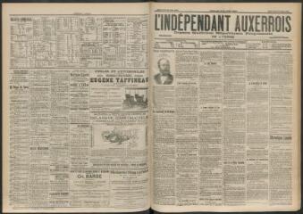 3 vues - L\'Indépendant auxerrois : organe quotidien républicain progressiste de l\'Yonne, n° 123, mercredi 29 mai 1901 (ouvre la visionneuse)