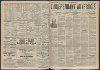 3 vues - L\'Indépendant auxerrois : organe quotidien républicain progressiste de l\'Yonne, n° 125, vendredi 31 mai 1901 (ouvre la visionneuse)