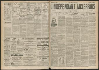 3 vues - L\'Indépendant auxerrois : organe quotidien républicain progressiste de l\'Yonne, n° 134, mardi 11 juin 1901 (ouvre la visionneuse)