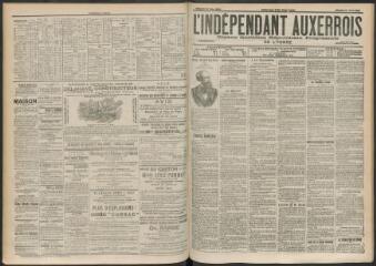 3 vues - L\'Indépendant auxerrois : organe quotidien républicain progressiste de l\'Yonne, n° 138, samedi 15 juin 1901 (ouvre la visionneuse)