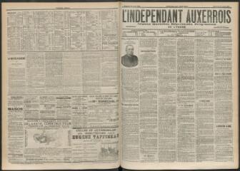 3 vues - L\'Indépendant auxerrois : organe quotidien républicain progressiste de l\'Yonne, n° 144, samedi 22 juin 1901 (ouvre la visionneuse)