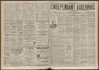 3 vues - L\'Indépendant auxerrois : organe quotidien républicain progressiste de l\'Yonne, n° 154, jeudi 4 juillet 1901 (ouvre la visionneuse)