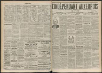 3 vues - L\'Indépendant auxerrois : organe quotidien républicain progressiste de l\'Yonne, n° 176, mercredi 31 juillet 1901 (ouvre la visionneuse)