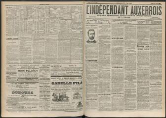 3 vues - L\'Indépendant auxerrois : organe quotidien républicain progressiste de l\'Yonne, n° 177, jeudi 1 août 1901 (ouvre la visionneuse)