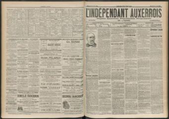 3 vues - L\'Indépendant auxerrois : organe quotidien républicain progressiste de l\'Yonne, n° 179, samedi 3 août 1901 (ouvre la visionneuse)