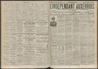 3 vues - L\'Indépendant auxerrois : organe quotidien républicain progressiste de l\'Yonne, n° 188, jeudi 15 août et vendredi 16 août 1901 (ouvre la visionneuse)