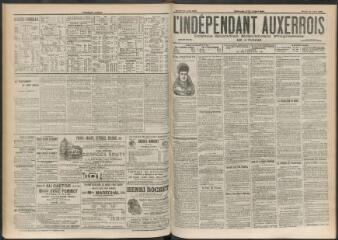 3 vues - L\'Indépendant auxerrois : organe quotidien républicain progressiste de l\'Yonne, n° 197, mardi 27 août 1901 (ouvre la visionneuse)